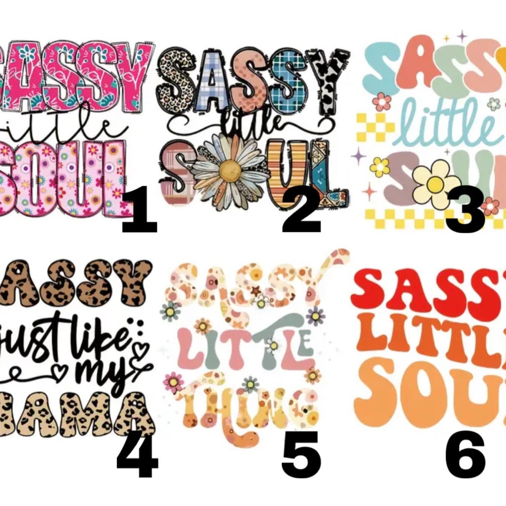 Sassy Little Soul Graphic Tees